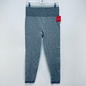 SPANX Leggings Size L Women’s Seamless Sculpt Spacedye Cloudy Gray NWT